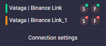 Connections list Connections list